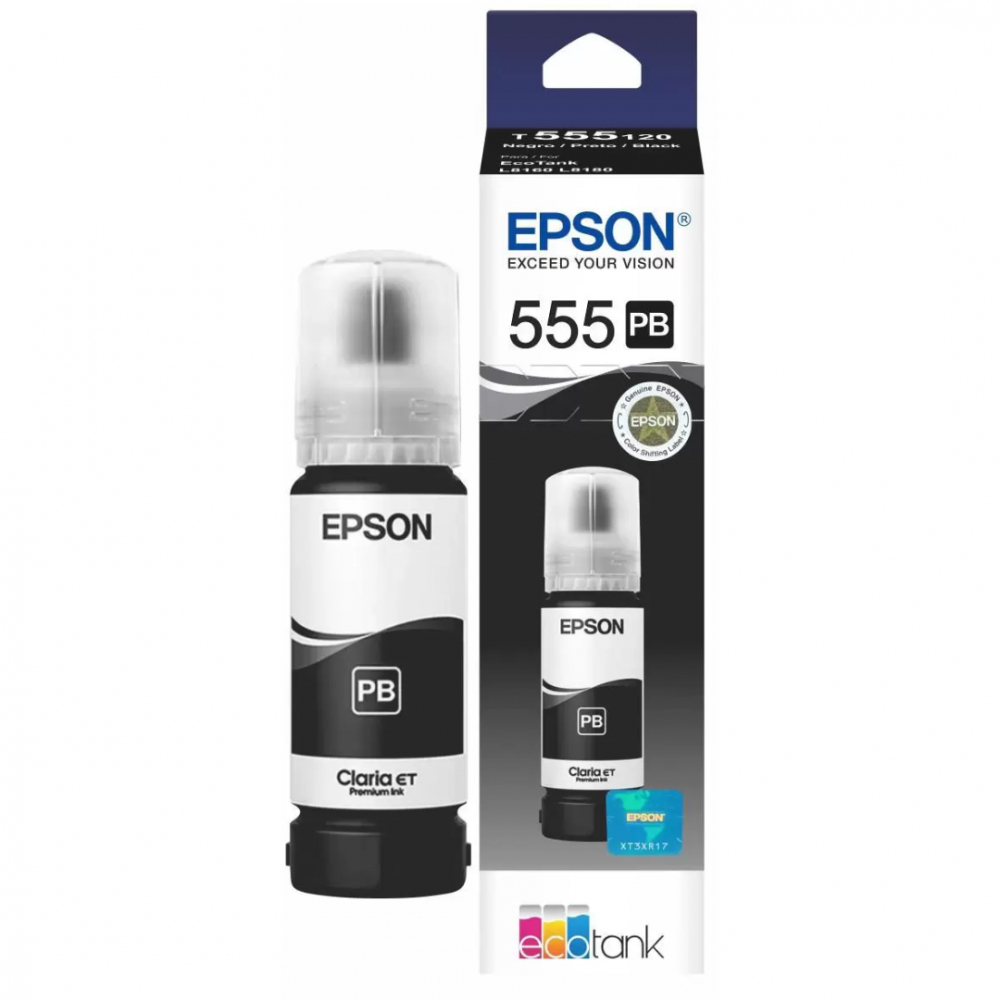 Botella De Tinta Negro T555120