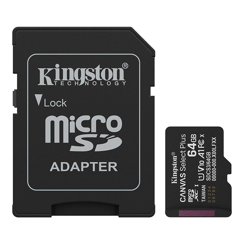 MicroSD Kingston Canvas Select Plus 64GB