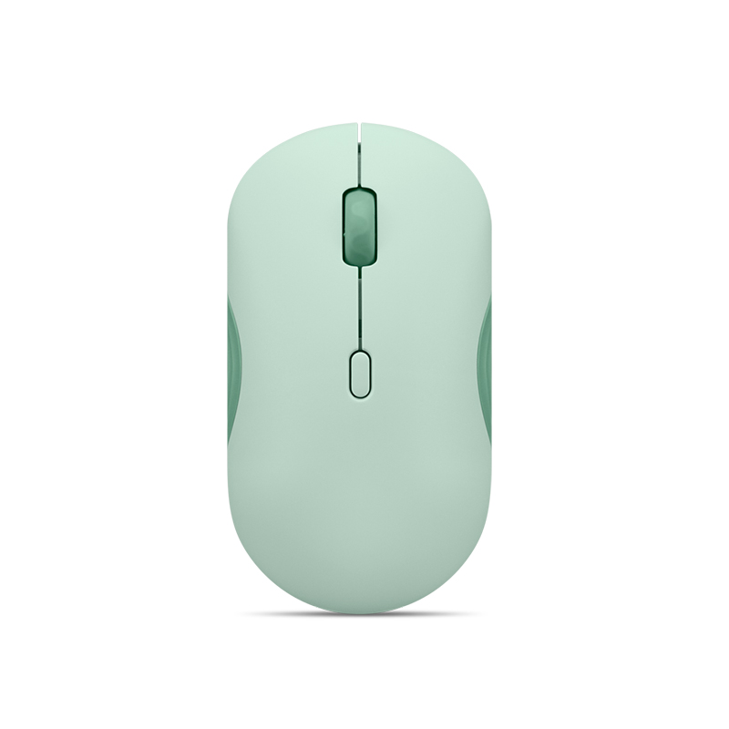 Mouse Lenovo 350 Silencioso, Interfaz Bluetooth, Color Verde Musgo, Sin Batería E