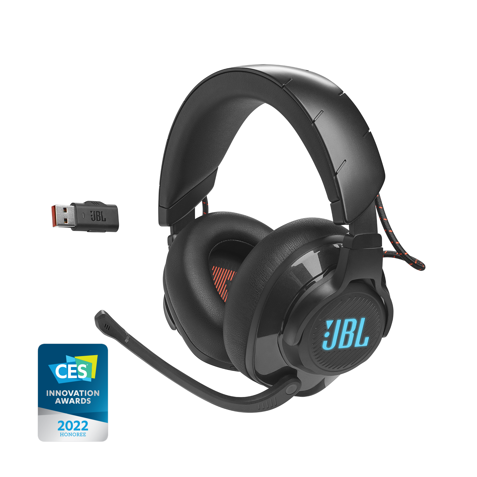 Auriculares Integrales Para Gaming Y Micrófono Jbl Quantum 610 Inalambricos (2.4 Ghz)