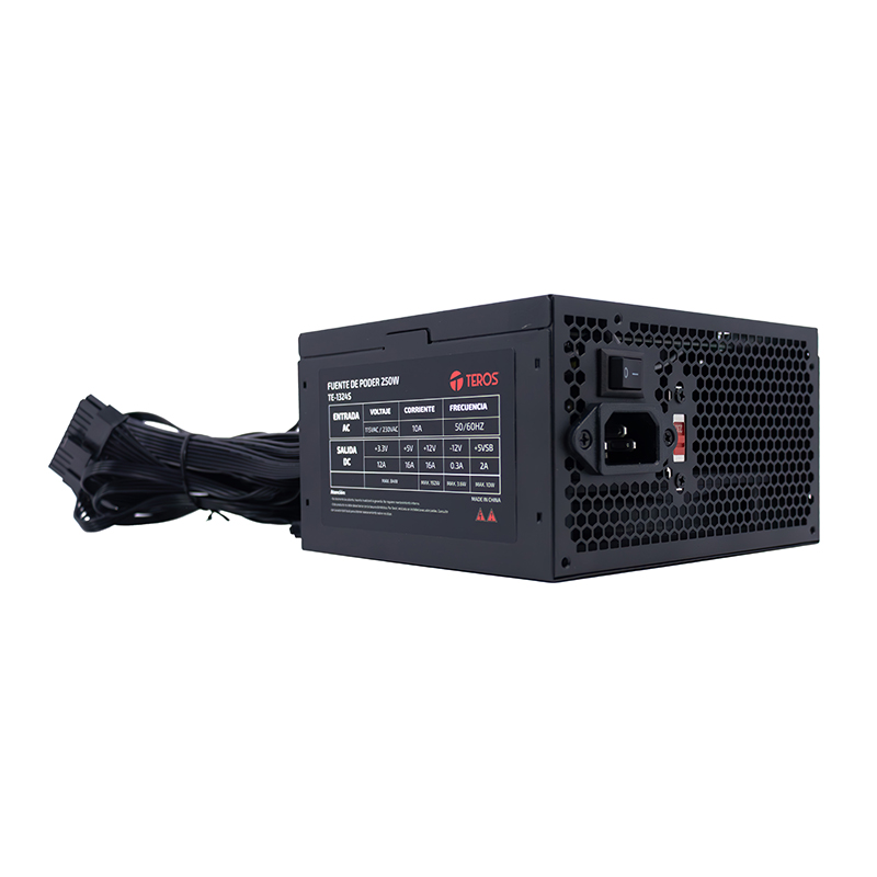 Fuente De Alimentación Teros Te-1324s, Formato Atx, 250w, 115v / 230v Descubre La