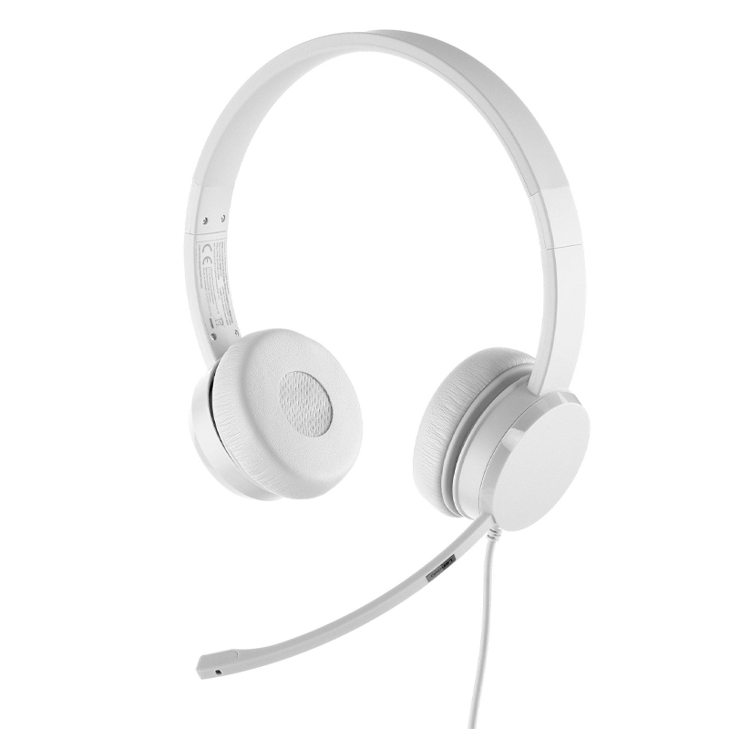Auriculares Estereo Con Microfono Lenovo 110, Interfaz Usb Tipo-a, Color Cloud Grey (