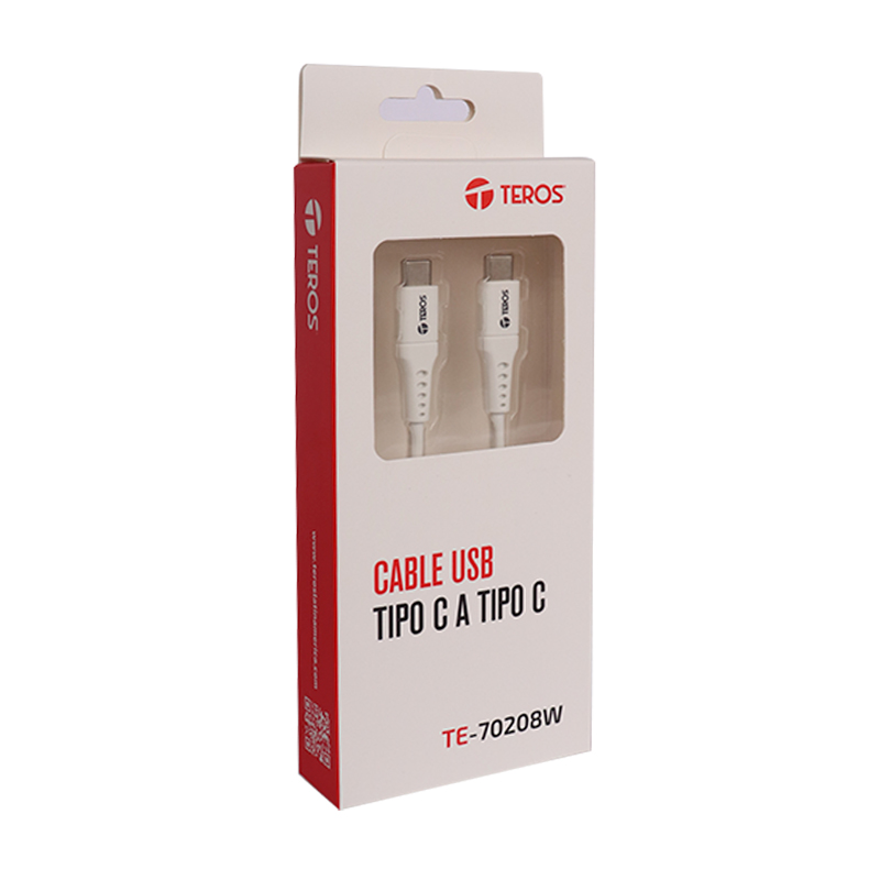 Cable Teros USB-C a USB-C 100W